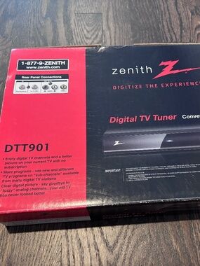 Zenith DTT901 digital tv tuner converter box